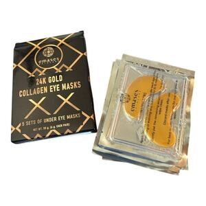 NEW emases 24K Gold Collagen Eye Masks 5 sets of under eye masks